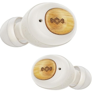 Слушалки House of Marley Champion White EM-JE131-SB, безжични, Bluetooth, микрофон, екологичен материал, степен на защита IPX4, 28 часа работа с кейс, бели | JAR Computers House of Marley - Champion White EM-JE131-CE