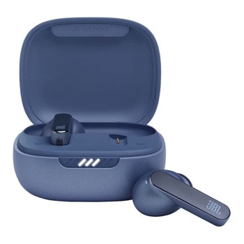 Слушалки JBL Live Pro 2, безжични, микрофон, тип "тапи", 11mm драйвери, адаптивно шумопотискане, Bluetooth, до 10 часа време на работа, IPX5 водоустойчивост, сини | JAR Computers Слушалки JBL Live Pro 2 Blue JBLLIVEPRO2TWSBLU