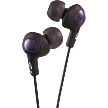 JVC HAFR6 Gumy Plus High Quality Headphones black