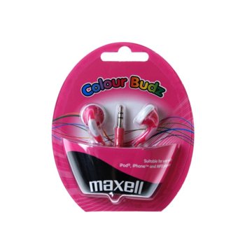 MAXELL color BUDS тапи (Pink)