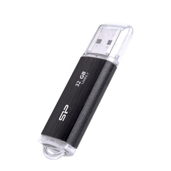 Памет 32GB USB Flash Drive, Silicon Power Blaze B02, USB 3.2, черна | JAR Computers Silicon Power 32GB Blaze B02 Black