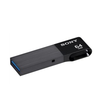 Памет 64GB USB Flash Drive, Sony Ultra Mini, USB 3.0, черна | JAR Computers Sony 64GB USB 3.0 Ultra Mini Black