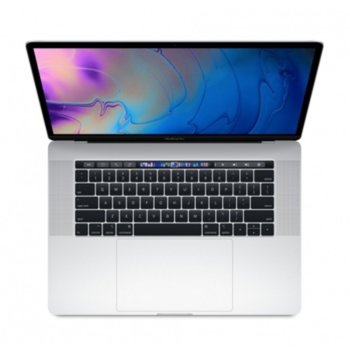 Лаптоп Apple MacBook Pro 15(MR972ZE/A)(сребрист), шестядрен Coffee Lake Intel Core i7-8850H 2.6/4.3GHz, 15.4" (39.11 cm) WQXGA Retina дисплей & Radeon Pro 560X 4GB(USB-C), 16GB, 512GB SSD, MacOS, 1.83kg | JAR Computers Apple MacBook Pro 15 MR972ZE/A_Z0V30006L/BG