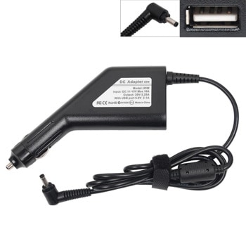 Захранване (заместител) за лаптопи Lenovo Notebook, 20V/3.25A/65W, Square tip, за кола | JAR Computers Захранване Lenovo 20V/3.25A/65W