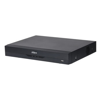 Хибриден видеорекордер Dahua XVR5116HE-4KL-I3, 16 канален, AI Coding/H.265+/H.265/H.264+/H.264, 1x SATA до 16TB, 1x USB 3.0, 1x USB 2.0, 1x RJ-45, 1x HDMI, 1x VGA, 1x RCA, 1x RS485 | JAR Computers Dahua XVR5116HE-4KL-I3