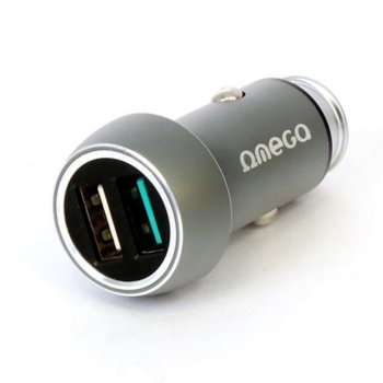 Omega Car Charger Metal 2 OUCC2QCM dc-41390
