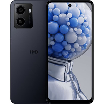 Смартфон HMD Pulse+ (син), 6.56" (16.66cm) IPS 90Hz дисплей, осемядрен Unisoc T606 1.6GHz, 4GB RAM, 128GB Flash памет (+microSD слот), 50 + 2 & 8 Mpix камери, Android, 187g | JAR Computers HMD Pulse+ 4/128GB Midnight Blue