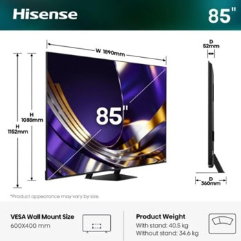 Hisense 85U7S_PRO | JAR Computers Hisense 85U7S_PRO