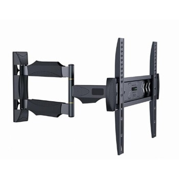 Стойка за телевизор Gembird WM-55ST-02, за стена, за екрани от 32" до 55", VESA до 400x400, до 30 кг., регулируема, черна | JAR Computers Стойка за телевизор Gembird WM-55ST-02