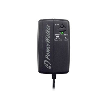UPS PowerWalker DC SecureAdapter 10120431, 12VA/12W, малък UPS за устройства на 12V(рутери/декодери/IP камери), 2600 mAh Li-Ion батерия, до 3 часа поддръжка | JAR Computers PowerWalker DC SecureAdapter 10120431
