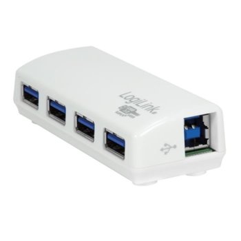 LogiLink UA0205 USB HUB 4xUSB3.0, White