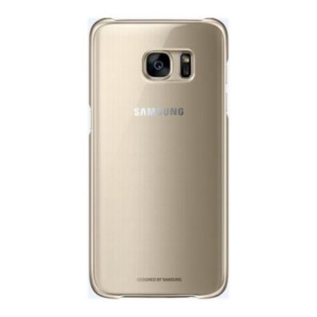 Samsung Galaxy S7 edge, Clear Cover, Gold