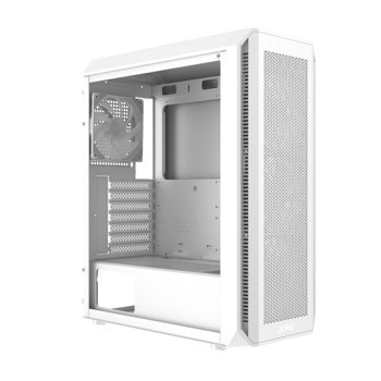 Кутия A-Data XPG Valor Air Plus, ATX/microATX/Mini-ITX, 2x USB 3.2, 1x 120mm вентилатора, с прозорец, бяла, без захранване | JAR Computers A-Data Valor Air Plus White VALORAIRPLUSMTA-WHCWW