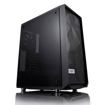Кутия Fractal Design Meshify C Tempered Glass Dark, ATX/mATX/ITX, прозорец, черна, без захранване | JAR Computers Fractal Design Meshify C