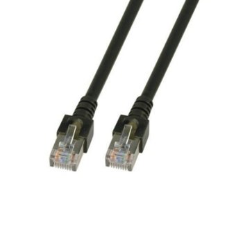 Пач кабел Cat.5e 1m SFTP черен