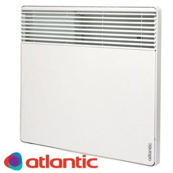 Конвектор Atlantic F127, oтопляема площ 22 м², електронен термостат, LCD дисплей, автоматична защита от прегряване и изключване при падане, 2000W, бял | JAR Computers Конвектор Atlantic F127 2000W