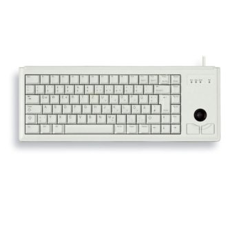 Клавиатура Charry G84-4400, с Trackball (500dpi), USB, бяла image