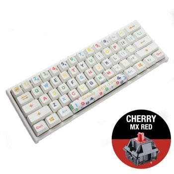 Ducky SOU SOU One 2 Mini White RGB Cherry MX Red