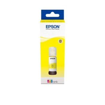 Мастило Epson 103 EcoTank, за Epson L3151/L3150/L3111/L3110, жълт (Yellow), до 7500 копия, 65 ml. image