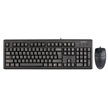 Комплект клавиатура и мишка A4Tech KM-72620, USB, черни | JAR Computers A4Tech KM-72620 комплект клавиатура мишка USB