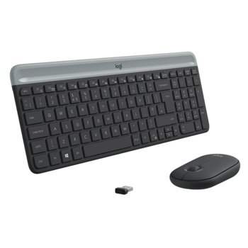 Logitech MK470 Slim Wireless Combo Мостра