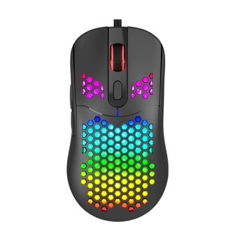 Мишка Marvo G925, оптична (12000 dpi), USB, черна, гейминг, RGB подсветка, 7 програмируеми бутона image