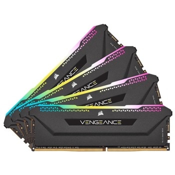 Памет 128GB (4x32GB) DDR4 3200MT/s, Corsair Vengeance RGB PRO SL CMH128GX4M4E3200C16, 1.35V | JAR Computers CORSAIR CMH128GX4M4E3200C16