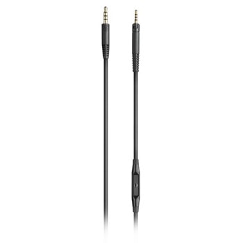 Резервен кабел за слушалки Sennheiser НD 518, НD 558, НD 559, НD 569, НD 579, НD 598, НD 599, с микрофон, 1.2m, черен image