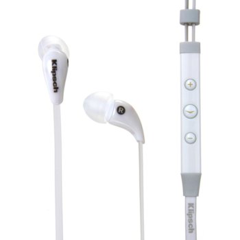 Слушалки Klipsch Image X7i тип "тапи" за iPhone, iPad и iPod, керамични, микрофон, бял | JAR Computers Слушалки Klipsch Image X7i тип "тапи" за iPhone