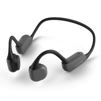 Слушалки Philips TAA6606BK/00, безжични, микрофон, Bluetooth, IP67, черни | JAR Computers Слушалки Philips TAA6606BK/00