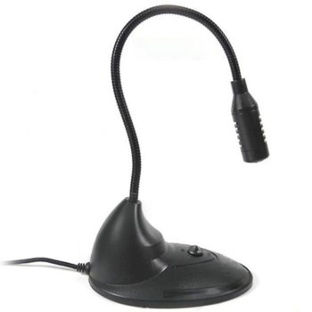 Микрофон MC301, омнидиректен, 100 Hz - 16000 Hz, 3.5mm жак, 2.0m кабел, черен image