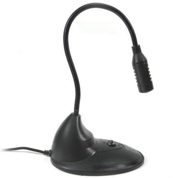 Микрофон MC301, омнидиректен, 100 Hz - 16000 Hz, 3.5mm жак, 2.0m кабел, черен | JAR Computers Микрофон No brand MC301 delphi_16020
