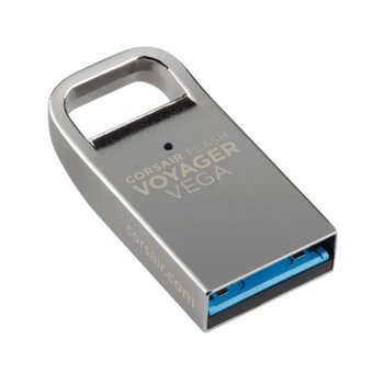 Памет 128GB USB Flash Drive Corsair Flash Voyager Vega, USB 3.0, сребриста, защита от надраскване | JAR Computers 128GB Corsair Flash Voyager Vega CMFVV3-128GB