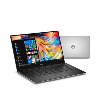 Лаптоп Dell XPS 9360 (5397184050200)(сребрист), четириядрен Kaby Lake R Intel Core i7-8550U 1.8/4.0 GHz, 13.3" (33.78 cm) QHD InfinityEdge Touchscreen Display, (Thunderbolt 3), 16GB, 1TB SSD, Windows 10, 1.20kg | JAR Computers Dell XPS 9360 5397184050200