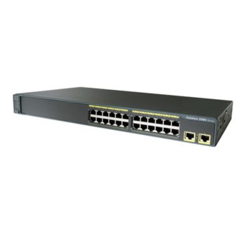 Суич Cisco Catalyst WS-C2960X-24TD-L, 24 Port 1000Mbps, 2x10G/SFP | JAR Computers Cisco Catalyst WS-C2960X-24TD-L