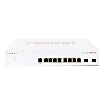 Суич Fortinet FortiSwitch 108E-FPOE, 1000Mbps, 10 порта, 8x 10/100/1000Mbps RJ-45, 2x SFP | JAR Computers Fortinet FortiSwitch 108E-FPOE FS-108E-FPOE