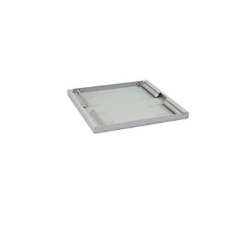 Тава Triton RAC-UP-450-A4 за комуникационен шкаф, 19", 1U, 450мм дълбочина, 80кг товароносимост, перфорирана | JAR Computers Triton RAC-UP-450-A4