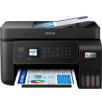 Мултифункционално мастиленоструйно устройство Epson L5290 MFP, цветен, принтер/копир/скенер/факс, 5760 x 1440 dpi, 33 стр./мин, USB, LAN, Wi-Fi, A4 image