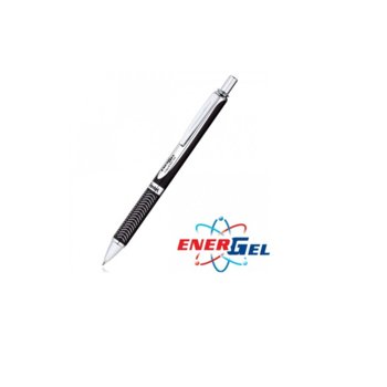 Автоматичен ролер Pentel BL407, черен цвят на писане, дебелина на линията 0.7 mm, гел, черен | JAR Computers Pentel BL407