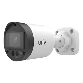 HDCVI камера UniVIEW UAC-B122-AF40LM, насочена ("bullet") камера, 2Mpix(1920x1080@25fps), 4mm обектив, IR осветеност (до 40м), външна IP67, вграден микрофон | JAR Computers UniVIEW UAC-B122-AF40LM