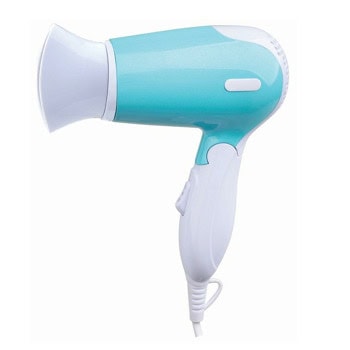 Сешоар Crown HDC-1524, 1000W, 2 скорости, синьо-бял | JAR Computers Сешоар Crown HDC-1524 Blue