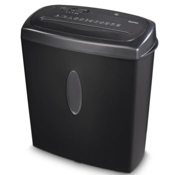 Шредер HAMA Home X10CD, до 8 листа А4, CD, DVD, Blu-Ray дискове и пластмасови карти, функция за автоматичен старт и стоп | JAR Computers Шредер Hama Home X10CD