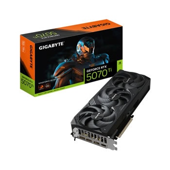 Видео карта Nvidia GF RTX 5070 Ti, 16GB, Gigabyte WINDFORCE SFF, OC, PCI-E 5.0, GDDR7, 256-bit, DisplayPort, HDMI | JAR Computers Gigabyte GV-N507TWF3OC-16GD