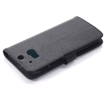 Wallet Flip Case for HTC ONE 2 M8 black