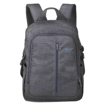 Раница за лаптоп Rivacase 7560 до 15.6" (39.60 cm), полиестер, сива | JAR Computers Rivacase 7560 Grey 6901820075602