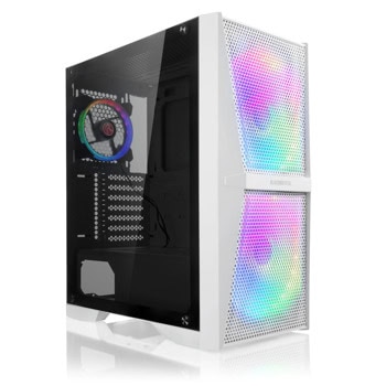 Кутия Raijintek SILENOS MS PRO WHITE, ATX/mATX/Mini-ITX, 1x USB 3.1 Type-C, 2x 200mm ARGB вентилатора, с прозорец, бяла, без захранване | JAR Computers Кутия Raijintek SILENOS MS PRO бяла