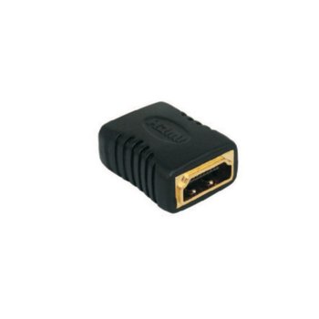Преходник VCom CA313, HDMI(ж) to HDMI(ж), позлатен, черен | JAR Computers Преходник VCom CA313 HDMI(ж) to HDMI(ж)