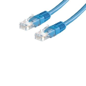 Пач кабел Roline, UTP, Cat.6, 3м, син | JAR Computers Пач кабел Roline UTP Cat.6 21.99.1554