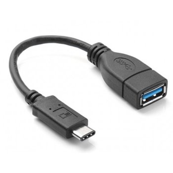 Преходник USB 3.1 TYPE-C(м) към USB/F(ж), черен | JAR Computers Преходник USB 3.1 TYPE-C към USB/F, Черен - 18224