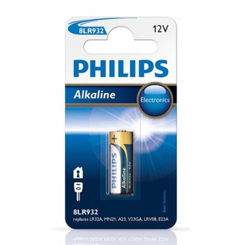 Батерия алкална Philips Electronics 8LR932, 12V